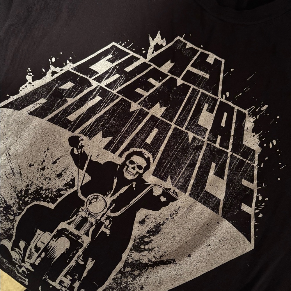 My Chemical Romance Vintage Motorcycle Skeleton T-Shirt